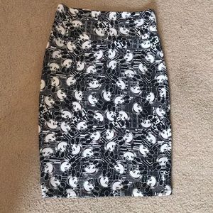 LulaRoe Mickey Disney Cassie skirt size small